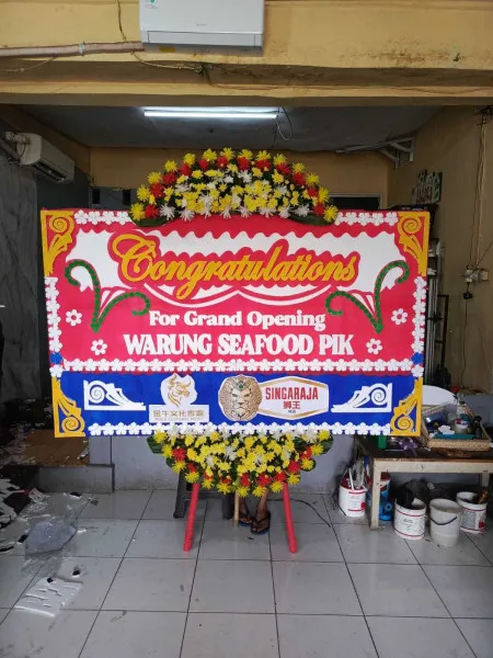 Papan Bunga Ucapan Selamat Coblong