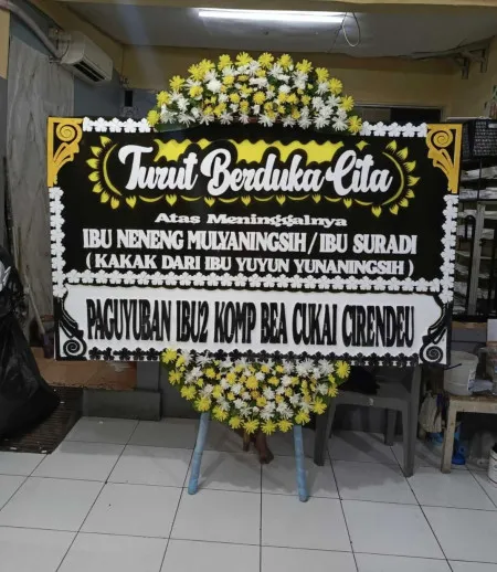 Papan Bunga Duka Coblong