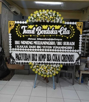 Papan Bunga di Coblong
